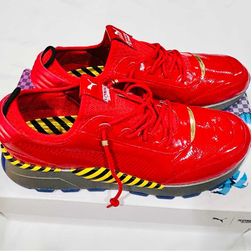 PUMA RS-O Sega Dr. Eggman Sneakers - Size 13 and Matching New T-Shirt